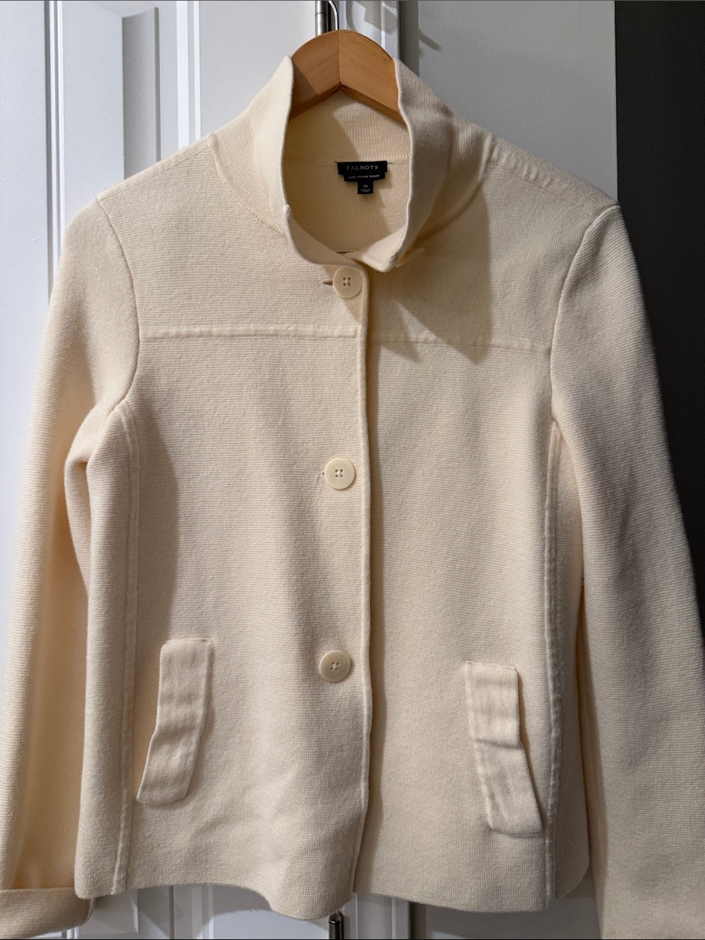 Talbot’s 100% Merino Wool Cardigan Sweater - Picture 5 of 7